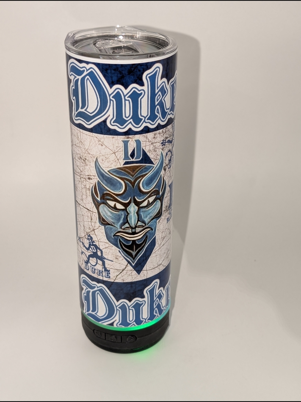 Duke Blue Devils Stainless Steel Bluetooth Audio Tumbler (Brandnew)